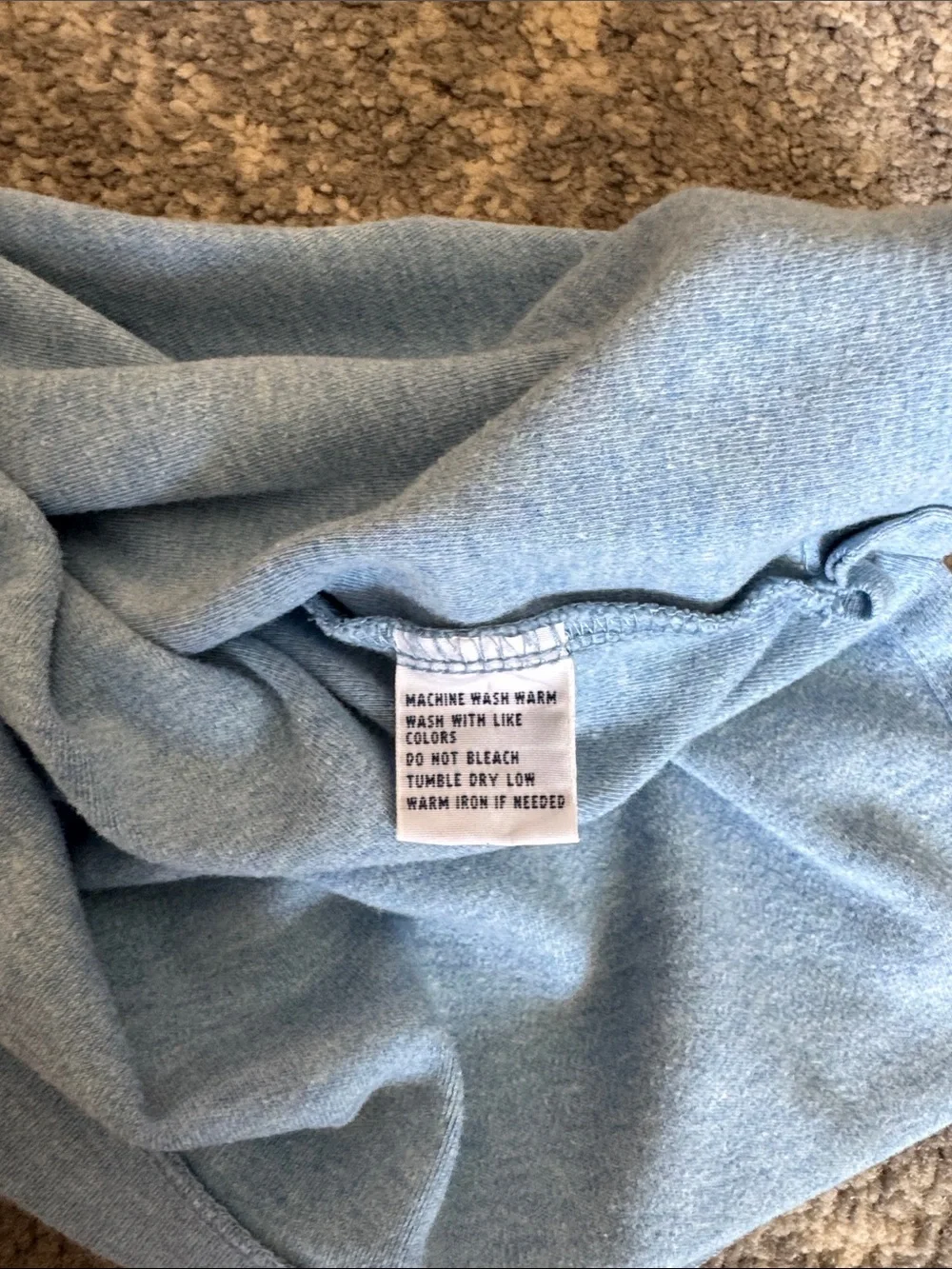 Polo by Ralph Lauren Sky Blue Cotton Polo with Embroidered Maroon Pony